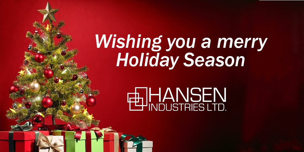 Hansen Industries Christmas holiday card 2019