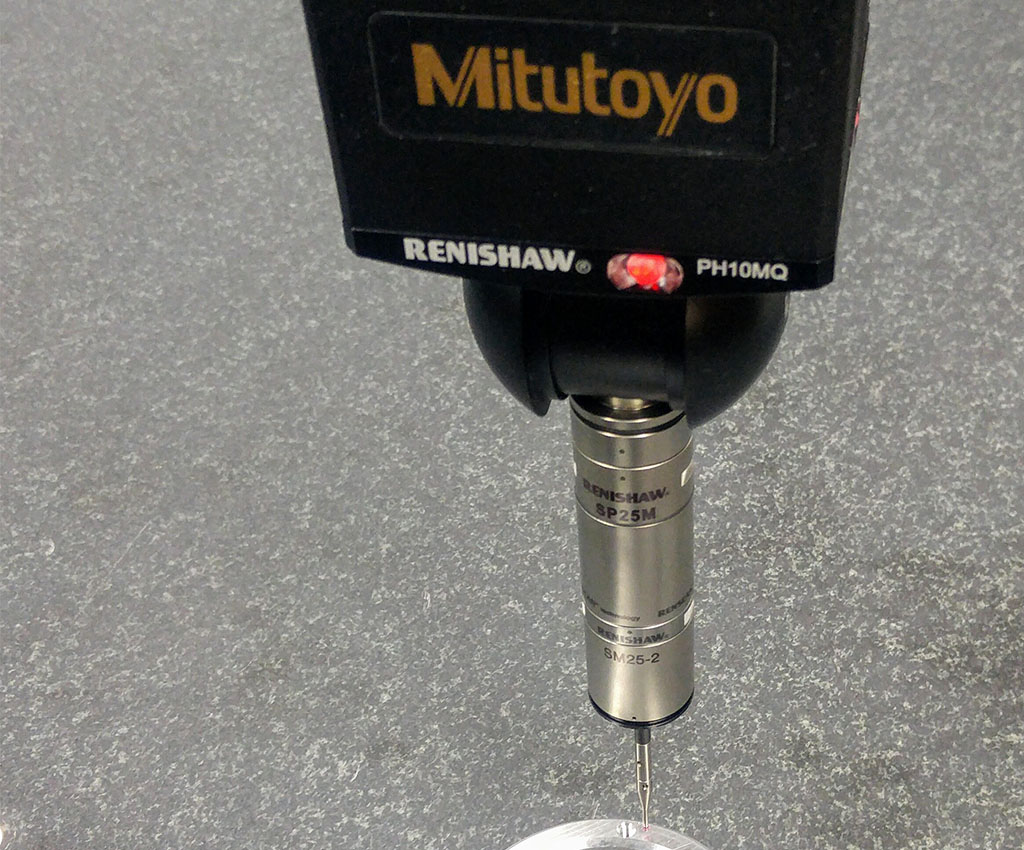 Close up of Mitutoyo Renishaw machine