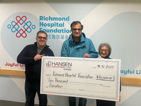 Donation to Richmond Hospital Foundation