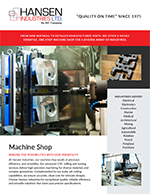 Machine Shop Brochure