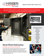 Sheet Metal Shop Brochure