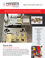 Tool and Die Shop Brochure